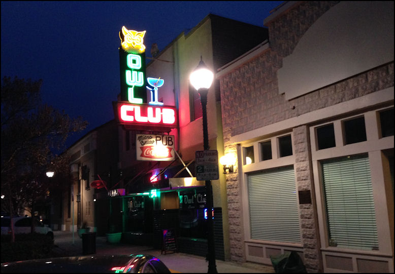 Point of Historic Interest in Roseville, California: Owl Club